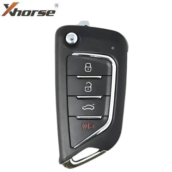 Xhorse - Cadillac Style / 4-Button Universal Remote Flip Key for VVDI Key Tool (Wired)