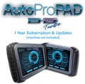 AutoProPAD G2 & G2 Turbo Annual Subscription | Unlimited Updates, Server Access, Support - 1 Year - (Machine Sold Separately)
