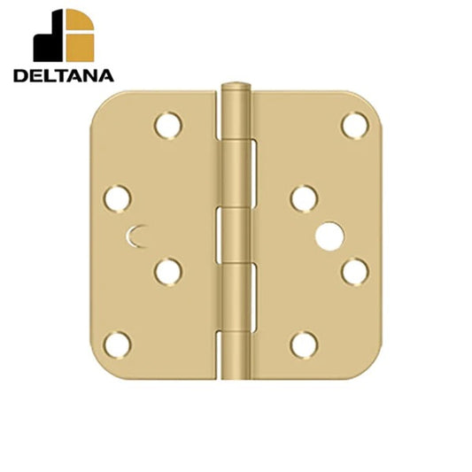 Deltana - 4" x 4" x 5/8" Radius Hinge - Bench Mark - Security - Optional Finish