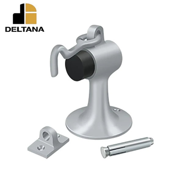 Deltana - Cement Floor Mount Bumper w/ Holder - Solid Brass - Optional Finish