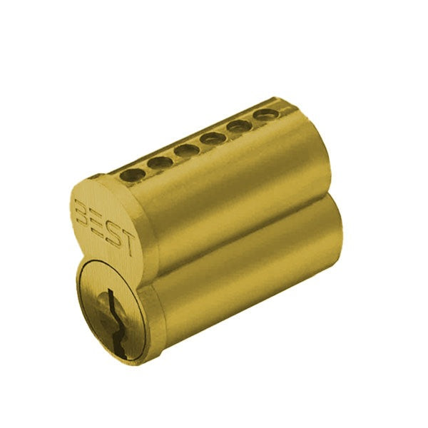 BEST - 1C6G1606 - Standard 6 Pin G Keyway - Uncombinated Core - Satin Brass