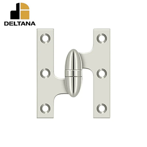 Deltana - 3" x 2-1/2" Hinge - Left Handed - Optional Finish