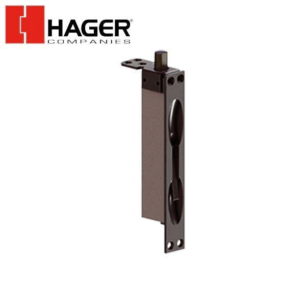 Hager - 283D - Manual Flush Bolt for Wood Composite Doors - Optional Finish