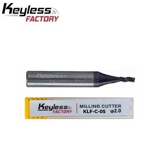 Premium Carbide - 2mm - End Mill Cutter - for Condor XC Mini Plus Condor Dolphin Miracle A7 Miracle A9 SEC-E9 Triton