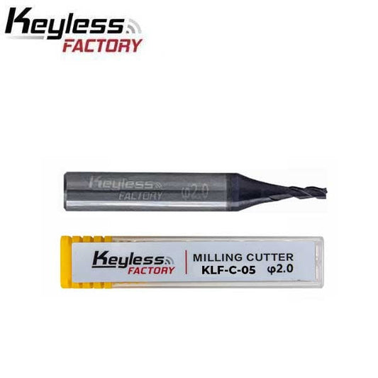 Premium Carbide - 2mm - End Mill Cutter - for Condor XC Mini Plus Condor Dolphin Miracle A7 Miracle A9 SEC-E9 Triton