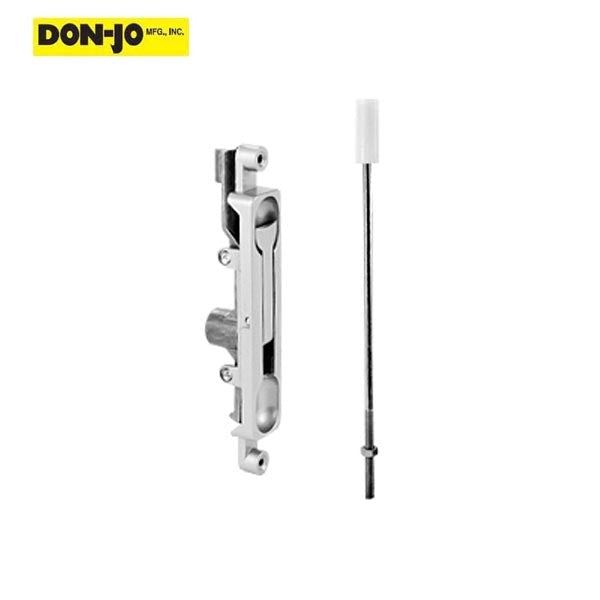 Don-Jo - 1551 - Aluminum Door Flush Bolt - 4-1/4" Length - 15/16" Width