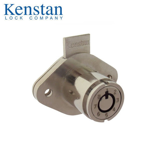 Kenstan - DL-K2-M-2205 - Tubular Drawer Deadbolt Lock - 1 1/16" - K2 Keymatic Pull - PN - Polished Nickel