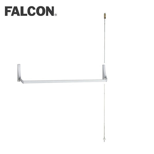 Falcon - 1992NL - Concealed Vertical Rod Crossbar Device - 44" - 689 - Satin Aluminum - Non Handed