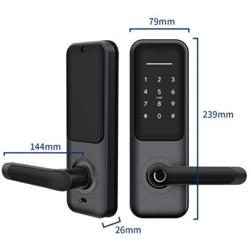 DeGuard Pro - H3 - High Security Fingerprint Ttlock Smart Lock - Tuya WIFI BLE Digital Smart Door Lock For Home Airbnb Apartment Projects
