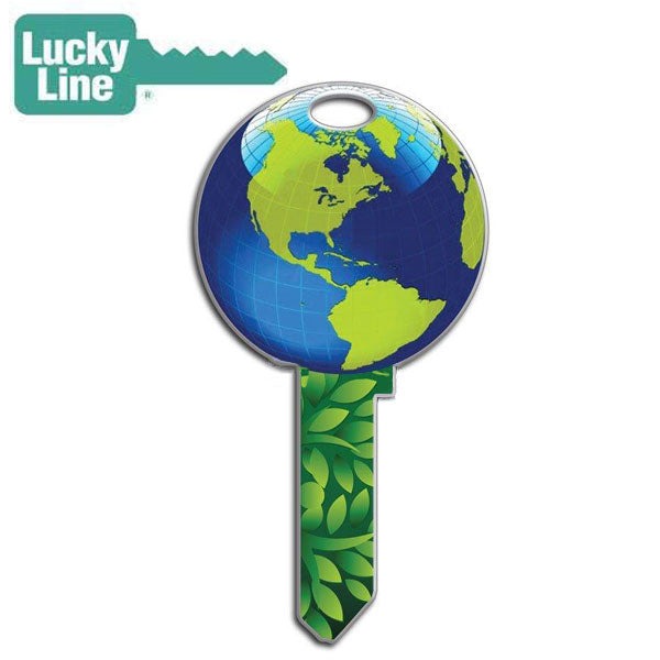 LuckyLine - B127S - Key Shapes - Earth - Schlage - SC1 - 5 Pack