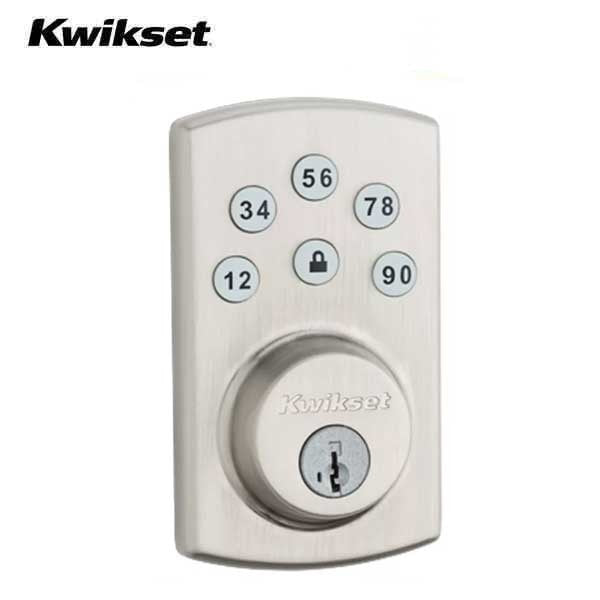 Kwikset - Powerbolt2 - Electronic Deadbolt - Balboa Lever - US15 - Satin Nickel