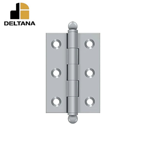 Deltana - 2-1/2" x 1-11/16" Hinge - w/ Ball Tips - Optional Finish