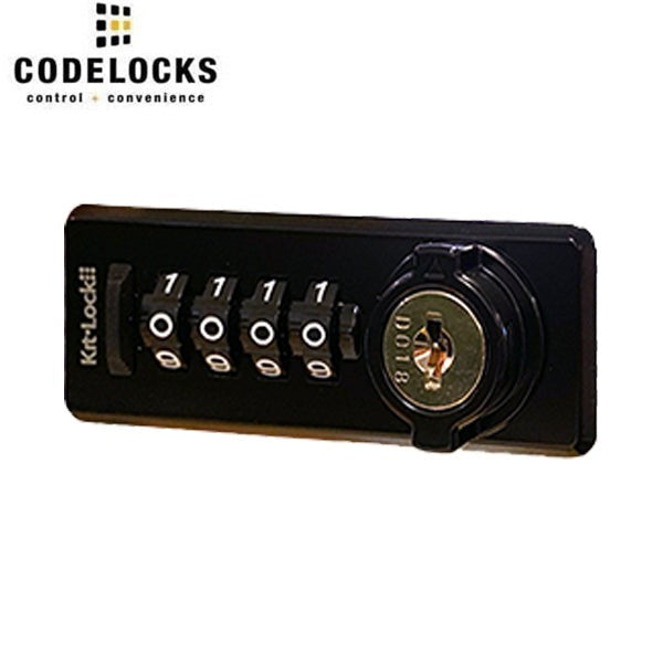 CodeLocks - KL20 - Mechanical Combination Lock - Kit Lock - Optional Handing - Black