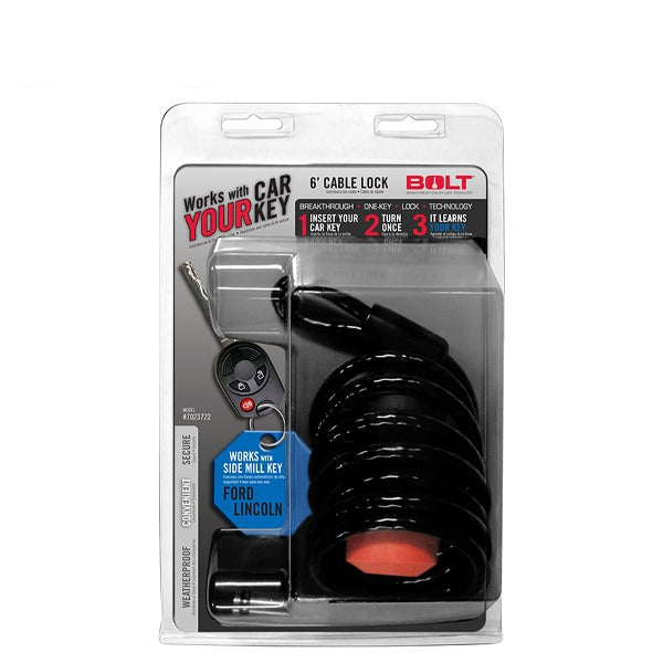 Strattec - 7023722 - Cable Lock - Ford Lincoln Land Rover - Side Cut - 6ft