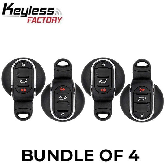 4 x 2014-2018 Mini Cooper / 4-Button Smart Key / PN: 9345896-01 / NBGIDGNG1 / FEM / BDC / 434 MHz (AFTERMARKET) (BUNDLE OF 4)