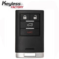 2008-2015 Cadillac CTS DTS STS / 4-Button Smart Key / PN: 25946298 / M3N5WY7777A (AFTERMARKET)