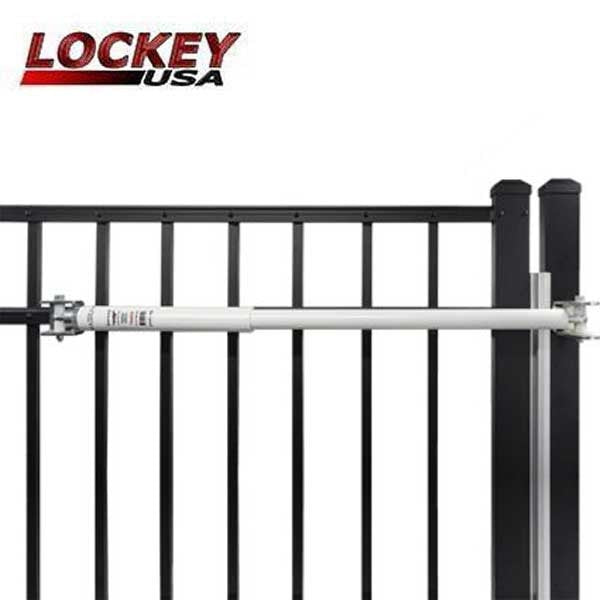 Lockey - TB450 - Adjustable Hydraulic Gate Closer - White (75-175 lbs) (ARCHIVE)