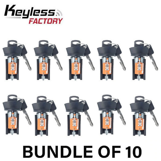 10 x 1996-2020 Ford / Ignition Lock / 8-Cut / LSP Kit / Coded / 707624C (AFTERMARKET) (BUNDLE OF 10)