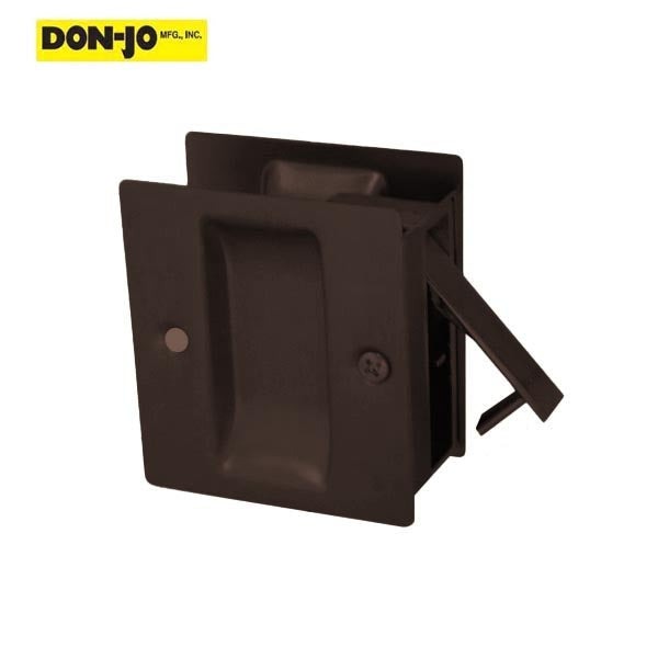 Don-Jo - PDL 100 - Pocket Door Lock - 2-1/2" Width - Optional Finish