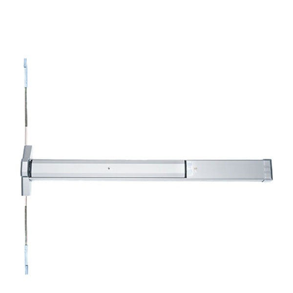 Adams Rite - 8211 - Narrow Stile - Motor Latch Retraction - Surface Vertical Rod Exit Device - 36" -Aluminum Anodized