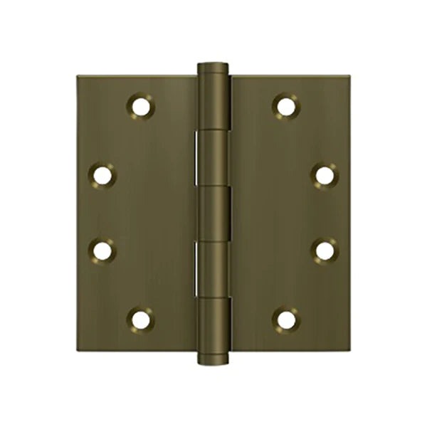 Deltana - 4-1/2" x 4-1/2" Square Hinge - Solid Brass