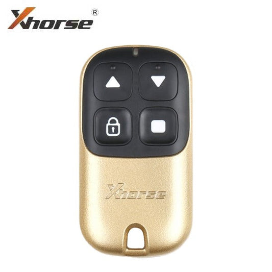 Xhorse - 4-Button Garage Door Remote Blank - Gold Finish (Wired) (XHS-XKXH05EN)