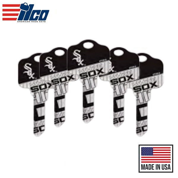 Ilco - MLB TeamKeys - Key Blank - Chicago White Sox - SC1 (5 Pack)