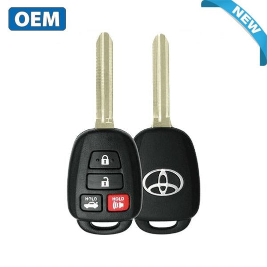 2014-2019 Toyota Camry Corolla / 4-Button Remote Head Key / PN: 89070-02A50 / HYQ12BDP (CANADIAN VEHICLES) (OEM)