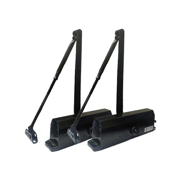 2 x Hydraulic Door Closer - Back Check Function - PA Bracket/Standard/Top Jamb - Size 4 - Duradonic - Grade 1 (Bundle of 2)
