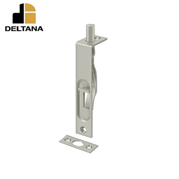 Deltana - 4" Flush Bolt - Heavy Duty - Optional Finish