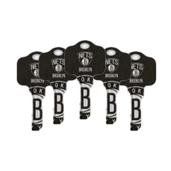 Ilco - NBA TeamKeys - Key Blank - Brooklyn Nets - SC1 (5 Pack)
