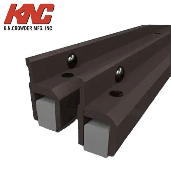 KNC - W40MBA - Two-Piece Adjustable Astragal - 80" - Magnetic Insert - Dark Bronze Anodized