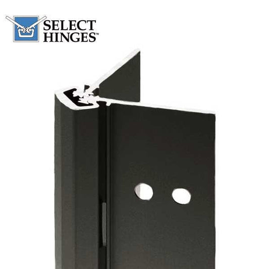 Select Hinges - 11 - 85" - Geared Concealed Continuous Hinge - Black - Heavy Duty