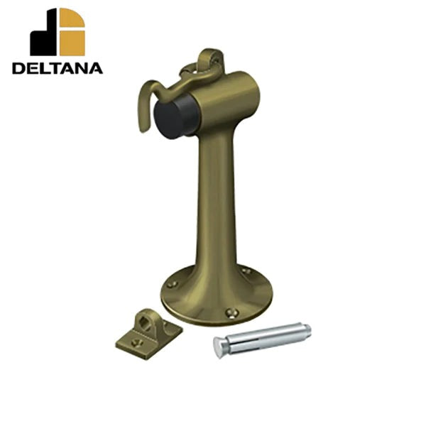 Deltana - Floor Mount - 6" Bumper w/ Hook - Optional Finish