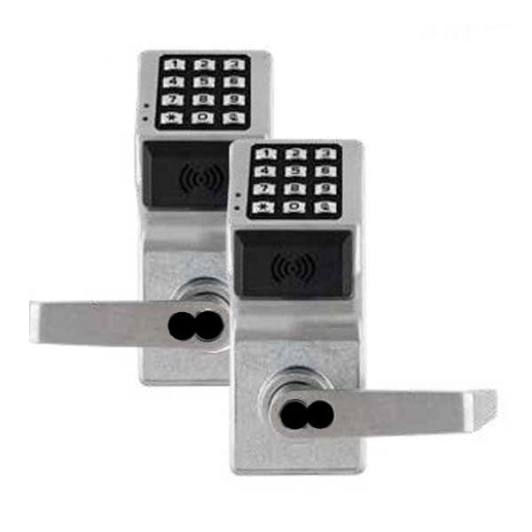 Alarm Lock Trilogy - PDL6300 - Double Sided Digital PROX Lever Set - Networx - IC - Wireless & Ethernet Feature - 26D - Satin Chrome