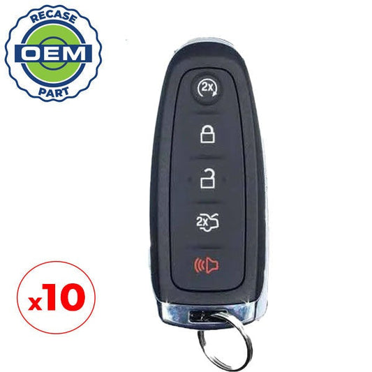 10 x 2012-2019 Ford / 5-Button Smart Key / PN: 164-R8092 / M3N5WY8609 (OEM Recase)