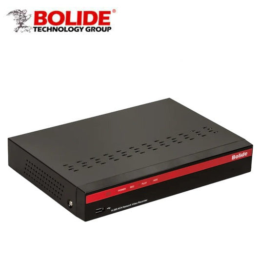 Bolide - BN-NVR / 4NX / NDAA - 4-Channel 4K H.265 NVR - Built in 4-Port - NDAA Compliant