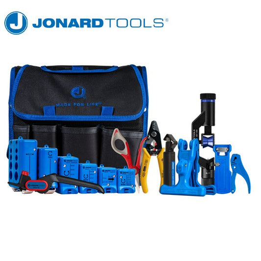 Jonard Tools - Fiber Optic Mid Span Slit & Ring Tool Kit (1.2 mm-18.2 mm)+