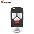 Audi Style / XNAU22EN / 4-Button Universal Remote Flip Key / VVDI Key Tool (Wireless)