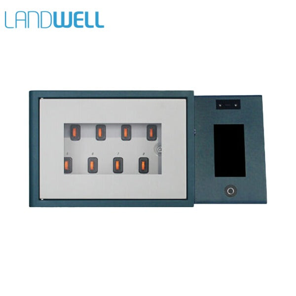 Landwell - I Keybox - Intelligent Key Management System - Android OS - Single Cabinet - Key Safe - RFID - 8 Key slots