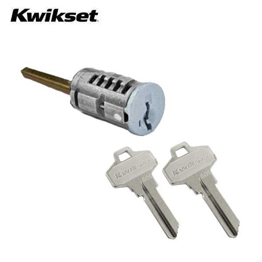 Kwikset - SmartKey SC1 Schlage Cylinder For Double Cylinder Deadbolt - Interior - Silver Finish