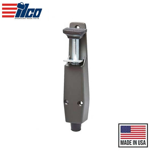 Ilco - PDDH - Push Down Door Stop - 7 3/4" - DU - Dark Bronze - Grade 1