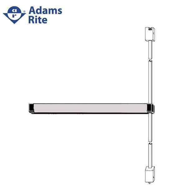 Adams Rite - 8200MLR - Narrow Stile - Surface Vertical Rod Exit Device - 36" - US32D - Stainless Steel