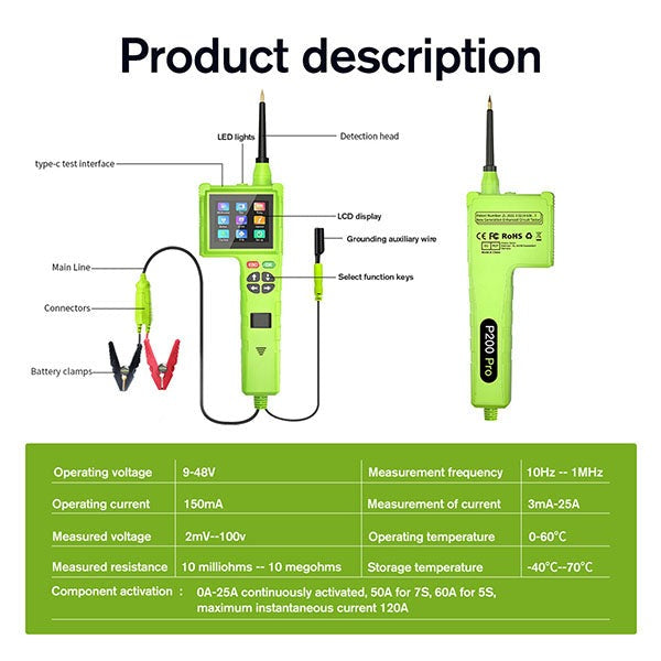 KeylessFactory - P200Pro - Circuit Tester Master Edition