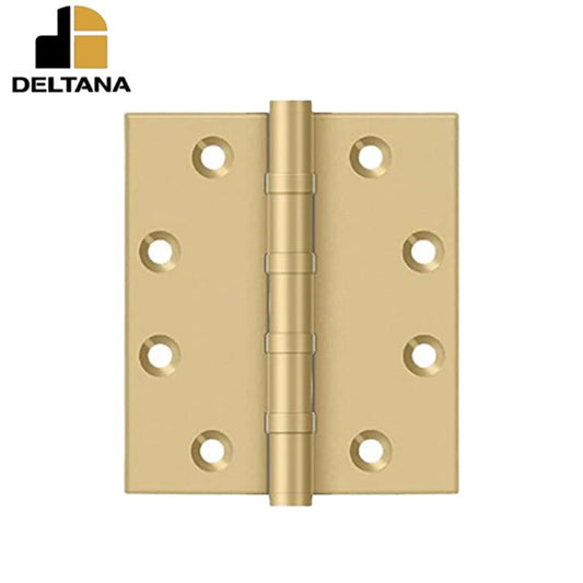 Deltana - 4-1/2" x 4" Hinge - Ball Bearing - Solid Brass - 0.134" Thickness