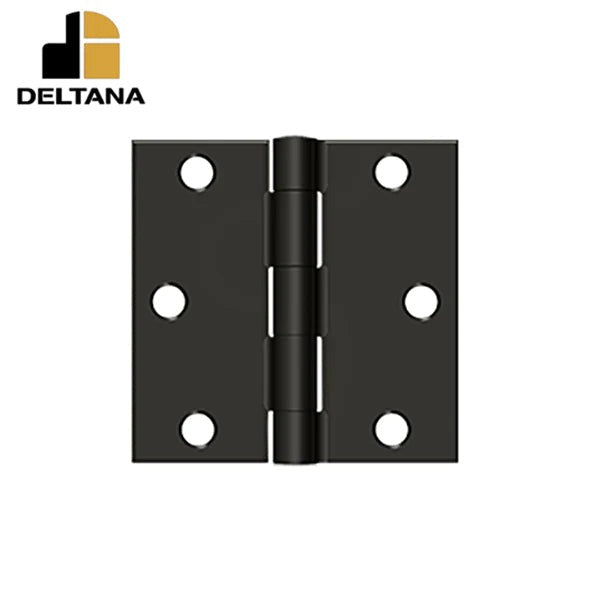 Deltana - 3" x 3" Square Hinge - Optional Finish