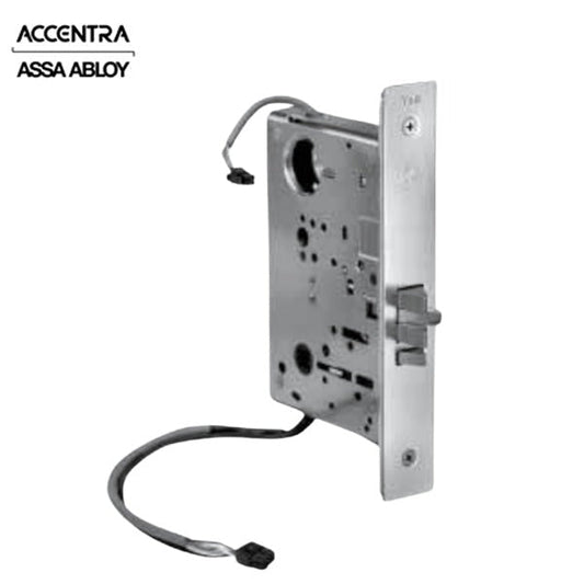 Accentra (Formerly Yale) - LBDY8891FL - Electric Mortise Lock Body - For Levers - 24VDC - Grade 1 - Satin Chrome - 626