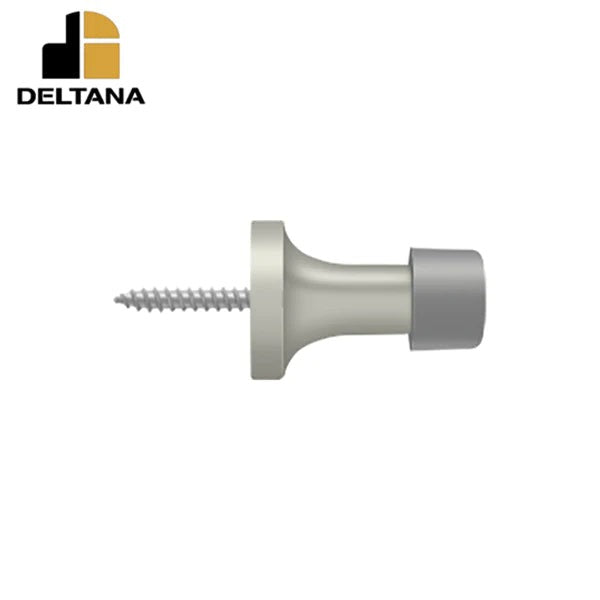 Deltana - 1-3/8" Baseboard Door Bumper - Solid Brass - Optional Finish