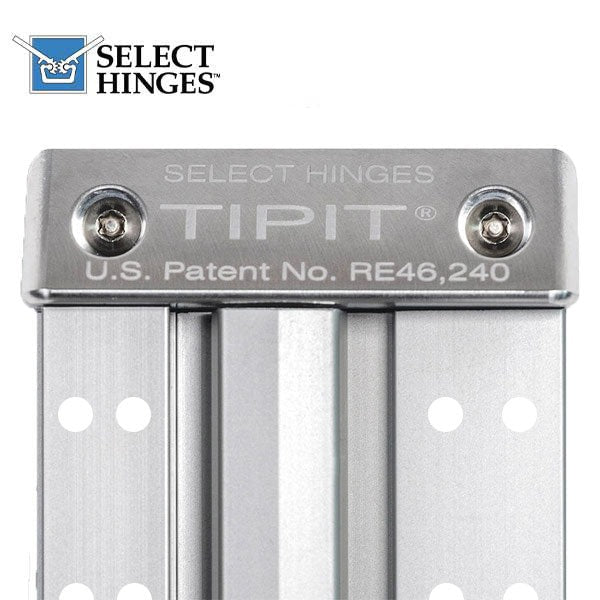 Select Hinges - 11 - 83" - Geared Concealed Continuous Hinge - Aluminum - Heavy Duty - Hospital Tip