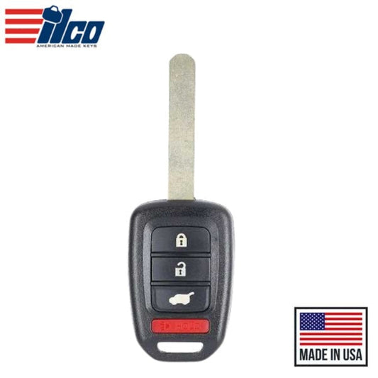 2017-2019 Honda / 3-Button Remote Head Key / PN: 35118-T7S-A00 / MLBHLIK6-1T (AFTERMARKET)